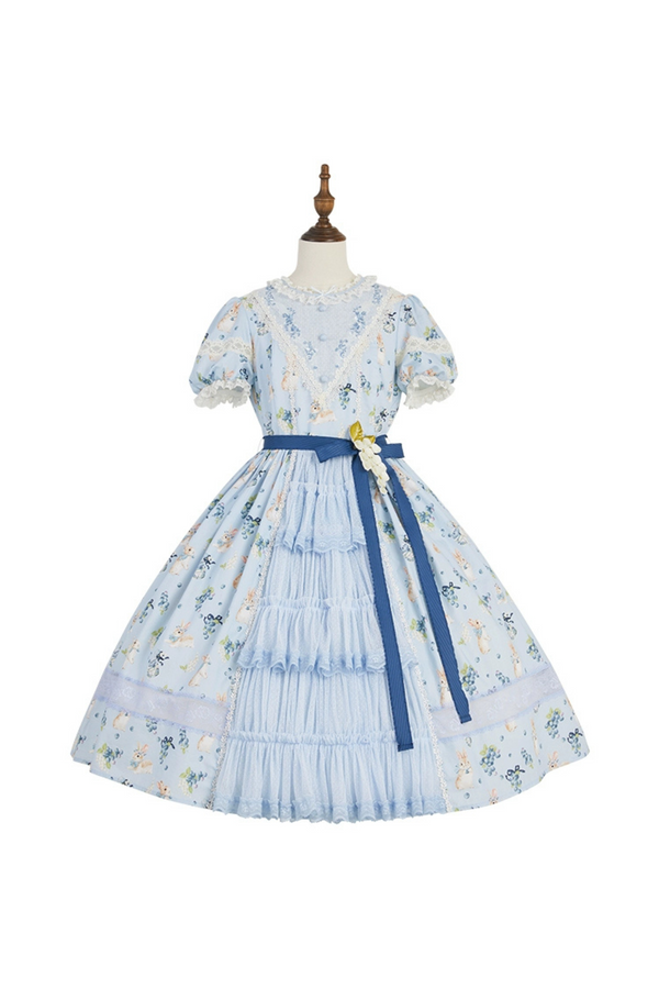 ベニーズブルーベリーガーデンロリータジャンパースカート+ドレス+インナーシャツ