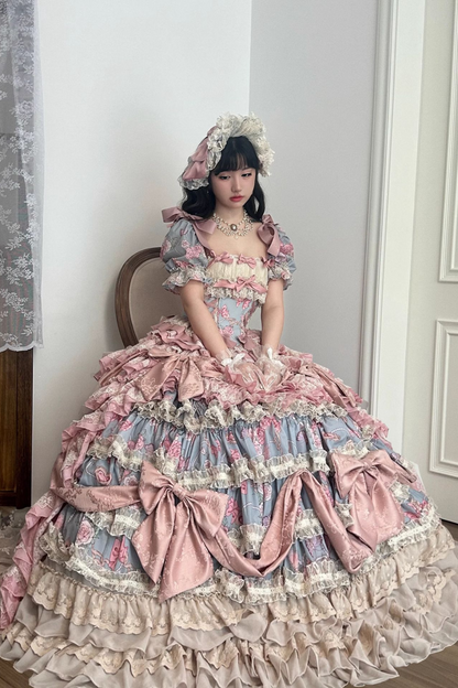 ジュエルローズフラワーマリッジロリータセットアップ