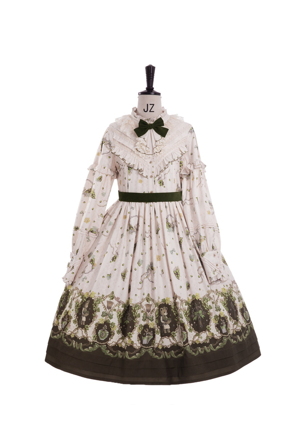 Winery Retro Bear Lolita Dress