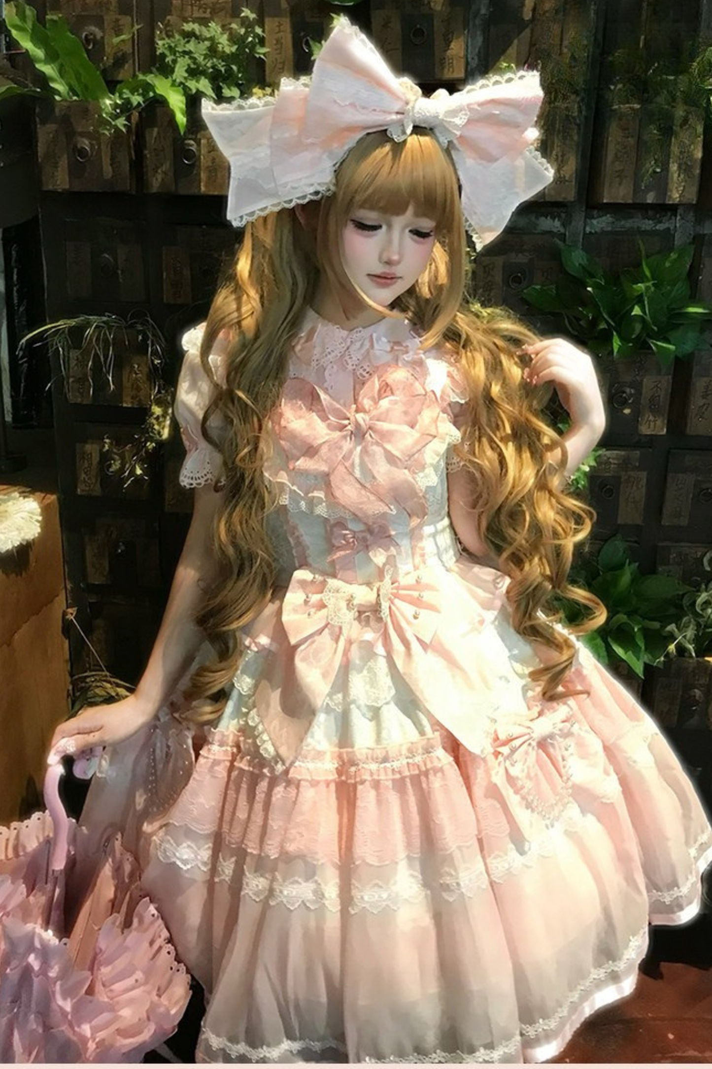 Sweet Princess Lolita Dress + Big Headband