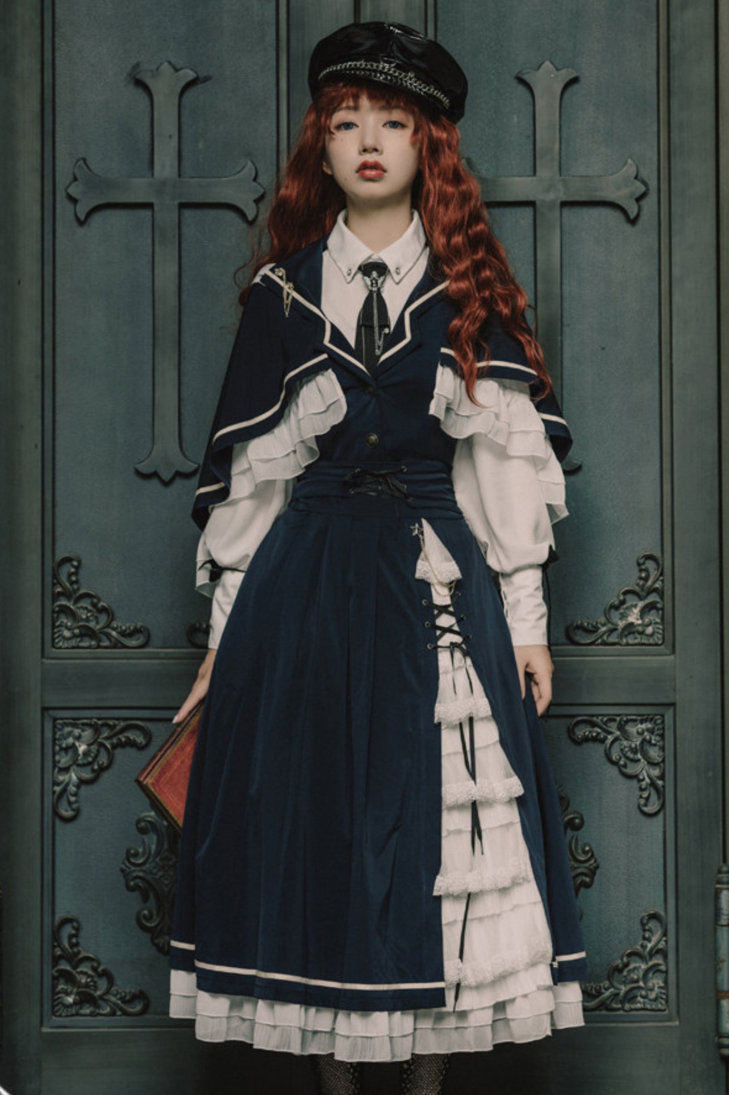 Western Fantasy Cloak Vest + Cape + Skirt + Shirt