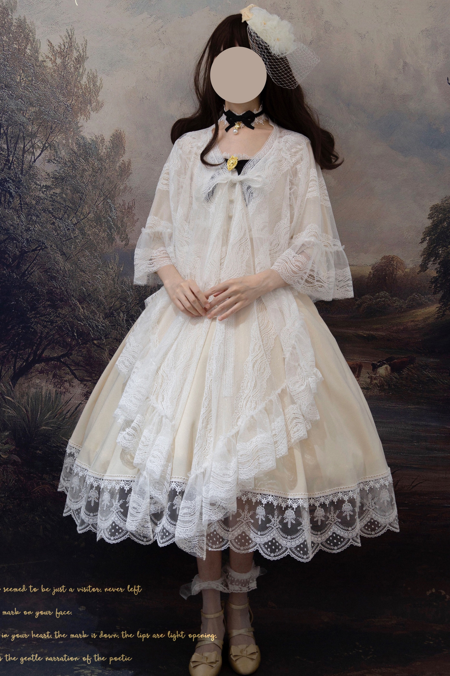 Elegant Retro Lace Classic Lolita Dress