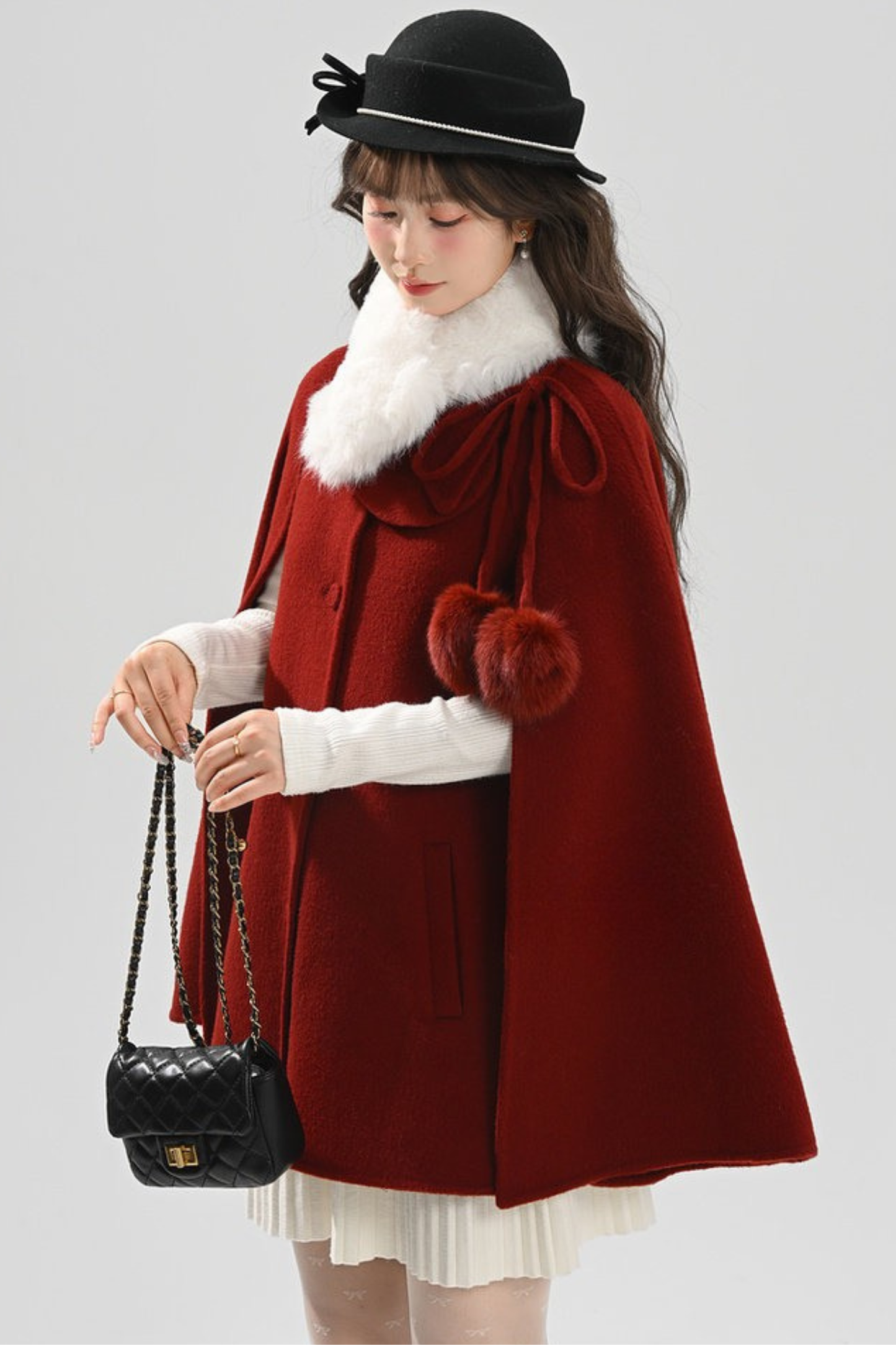 ガールスタイルケープコート