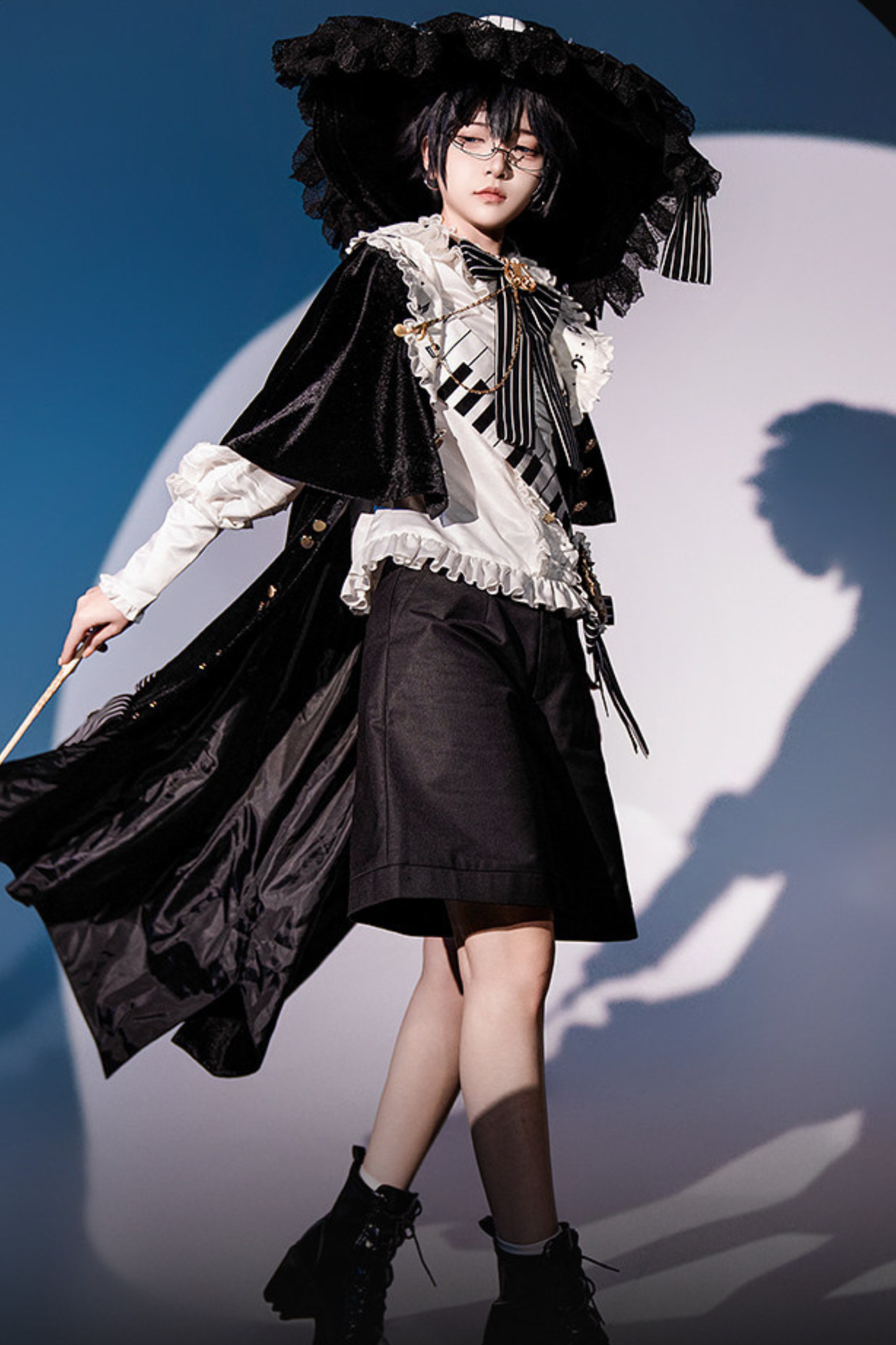 Night Music Lolita Dress + Princess Set + Magic Hat + Headband