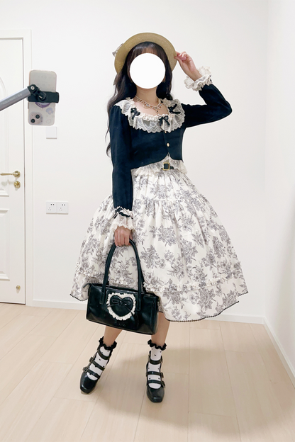 Sketch Wild Rose Elegant Lolita Jumperskirt