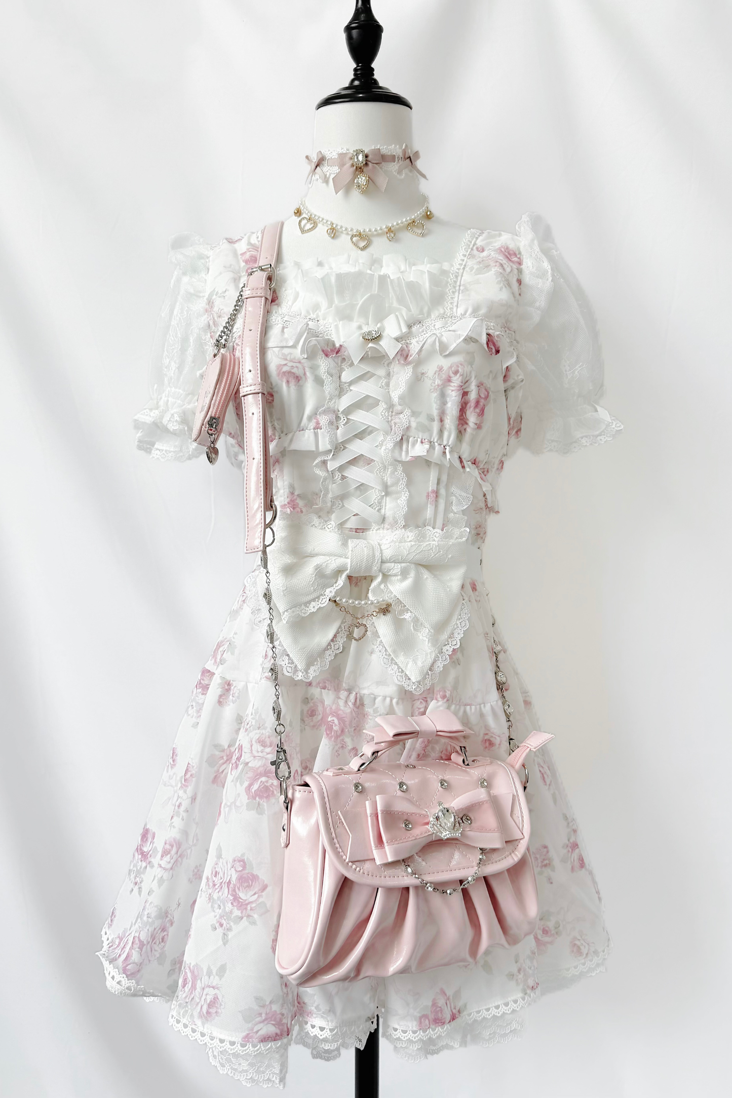 バッグラインストーンエレガントショルダーバッグ