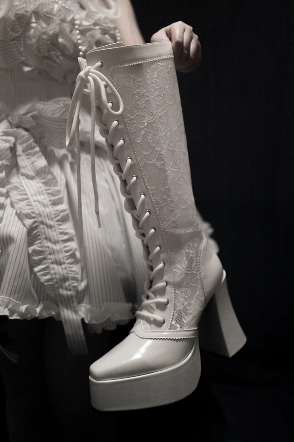 デーモンハンターナイトレースアップブーツ