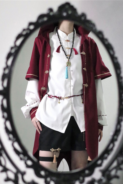 バニーフードプリンスアウター+シャツ+ショートパンツ