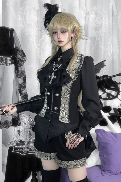 Dark Prince Lolita Jacket + Shirt + Pants + Vest