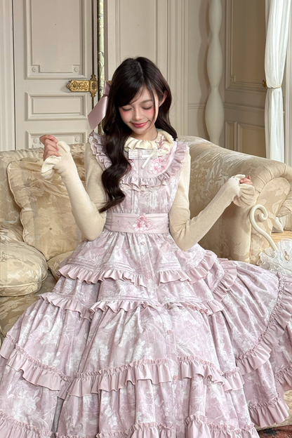 ラブリーロリータベストドレス+トップス+ベルト