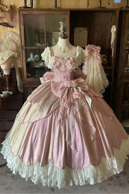 【2月5日予約締切】ロマンティックローズエレガントプリンセスドレスコンプリートセット