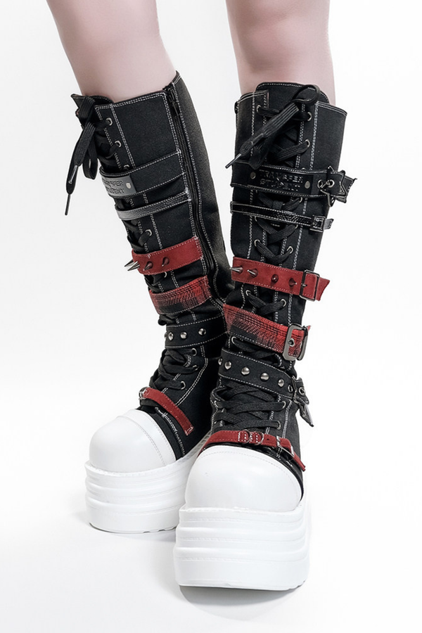 Y2K Punk Platform Boots