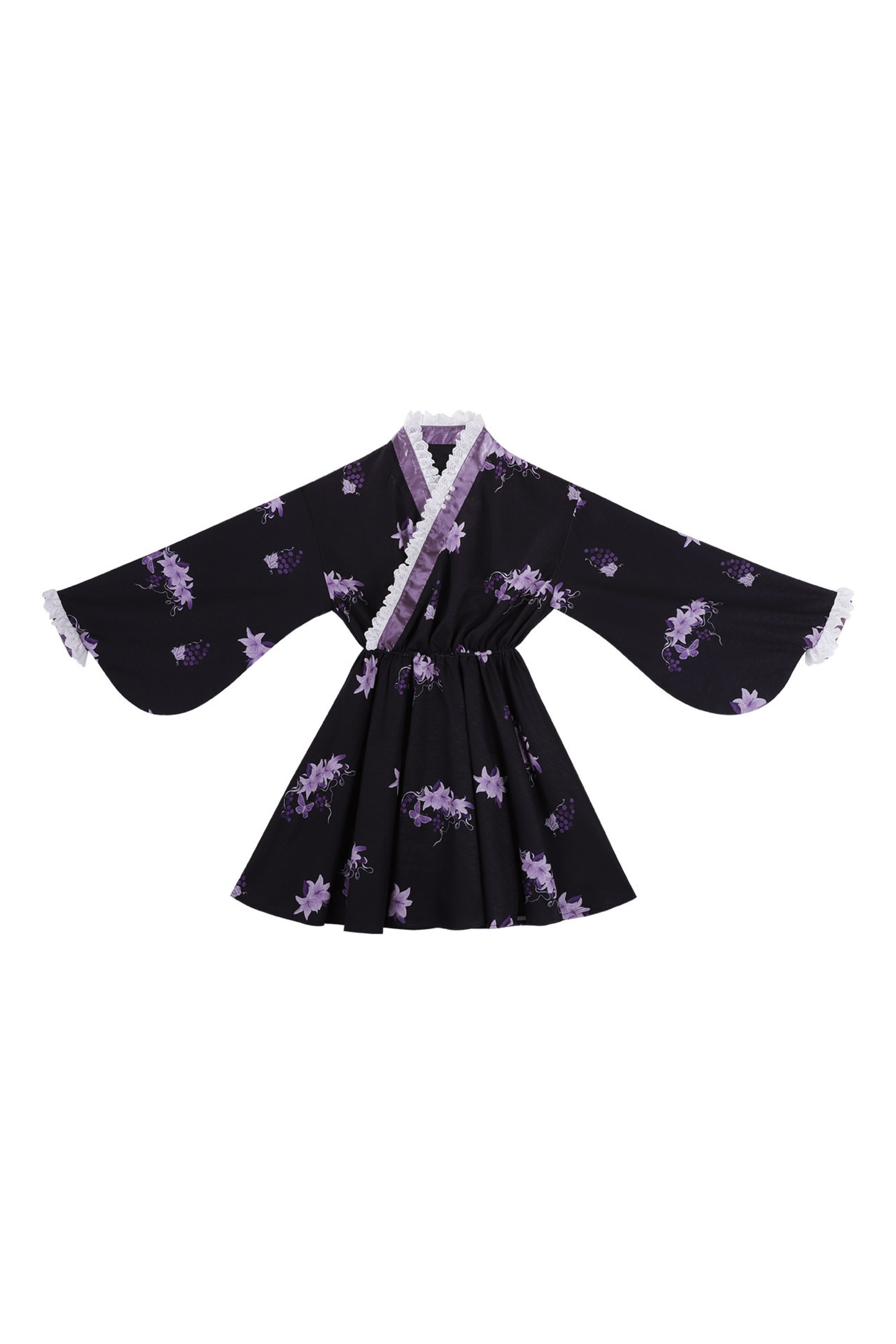 ダークチャイナクロスカラードレス+オーバードレス+スカート