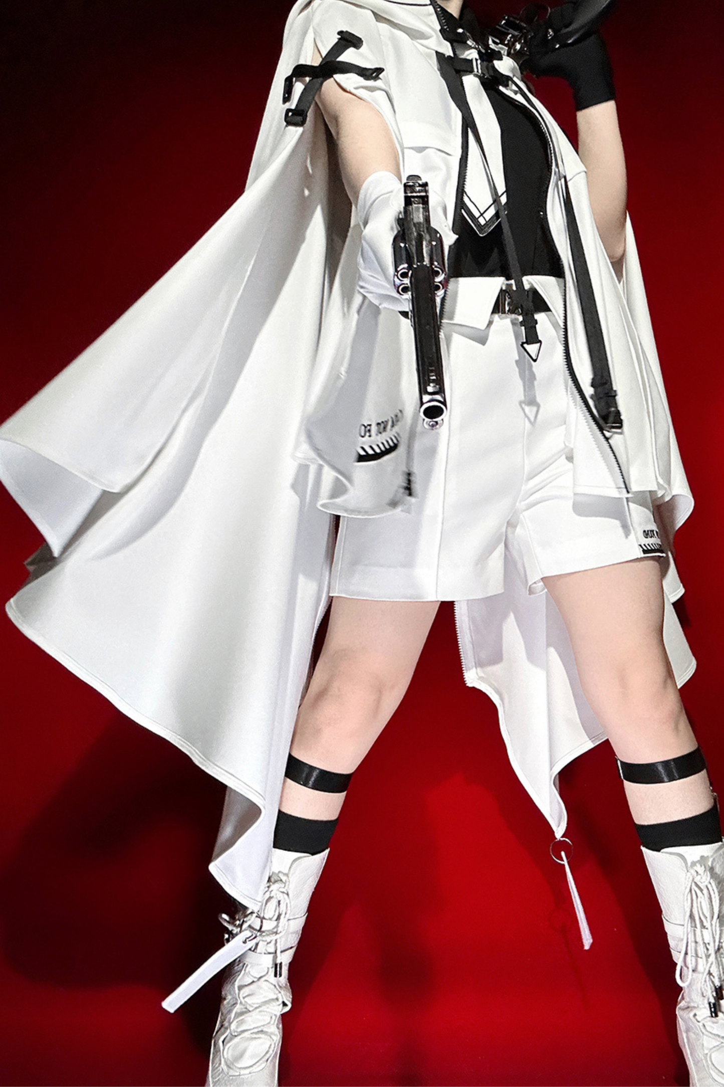 皇子フードケープ+パンツ+トップス