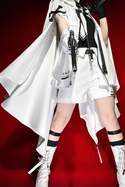 皇子フードケープ+パンツ+トップス