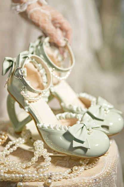 ハートラブロリータパールピーチヒール