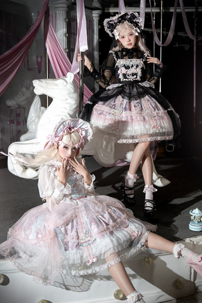 【予約商品】ペガサスガーデンチュールカーテンバードケージサスドレス＋ボンネット