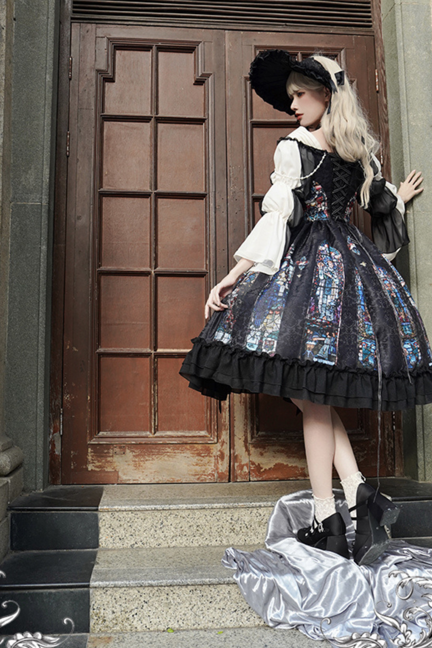 Classical Elegant Dark Gothic Kula Lolita Dress