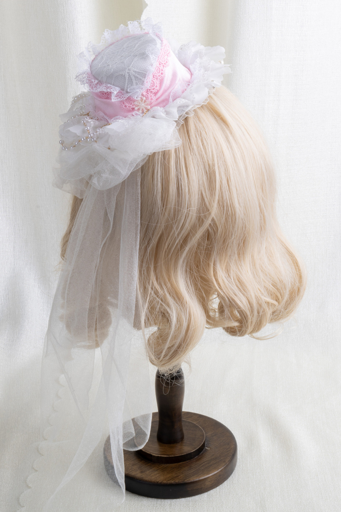 レースハットロリータクリップ