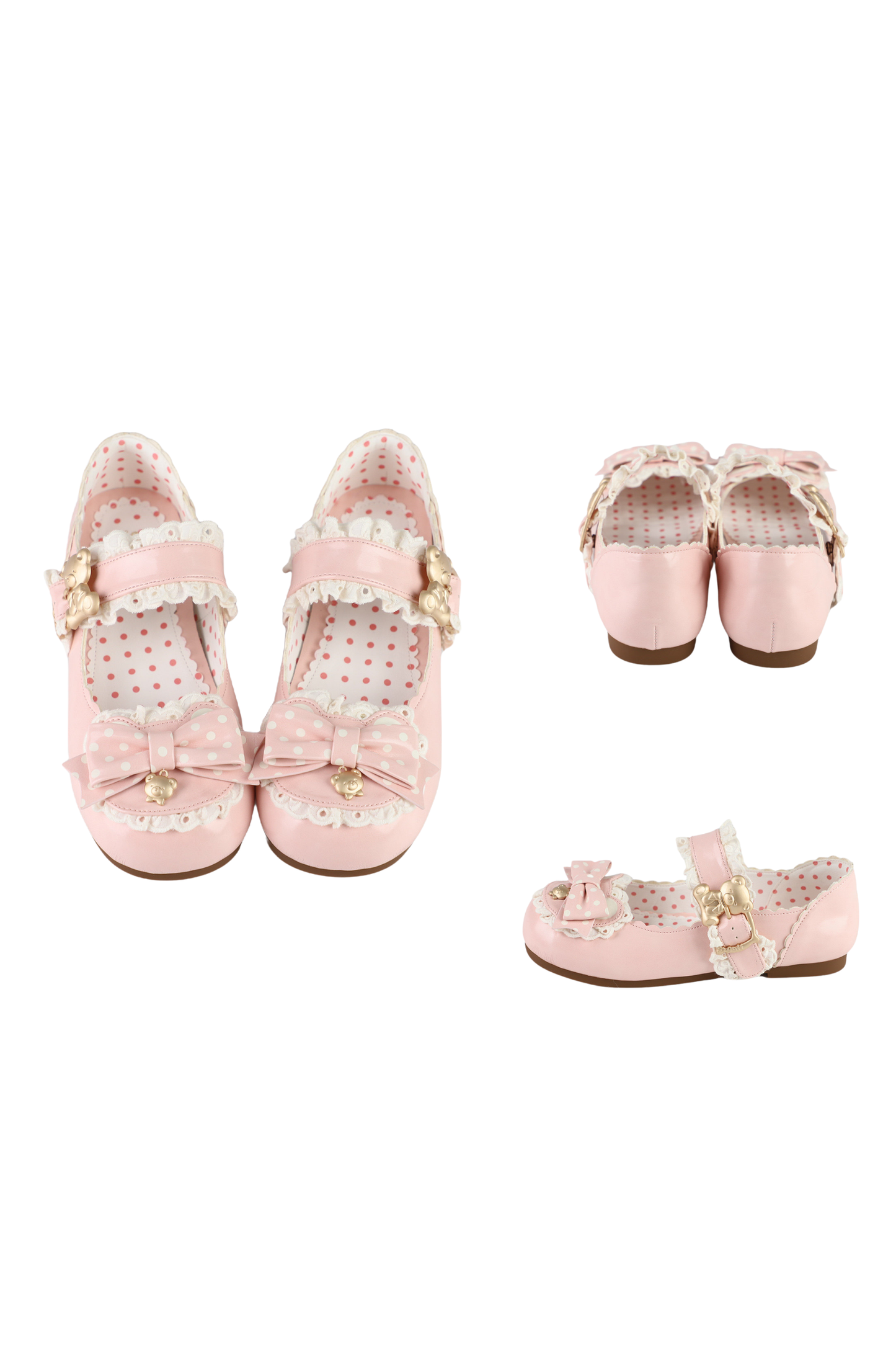 Bare Polka Dot Lolita Shoes