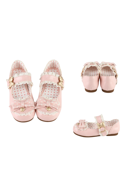 Bare Polka Dot Lolita Shoes