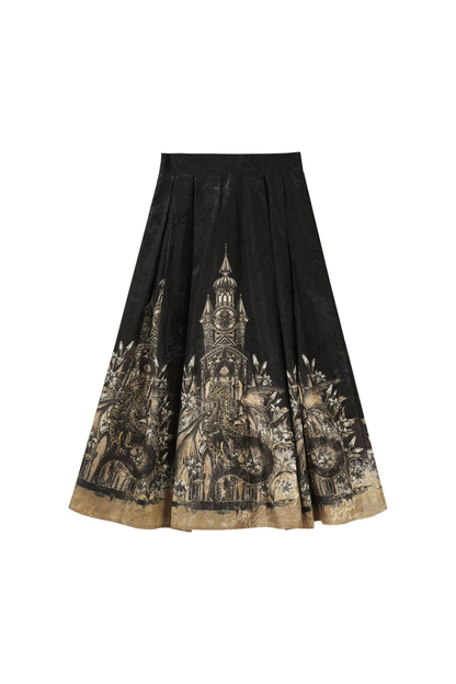 ドラゴンアリアロリータケープコート+トップス+スカート