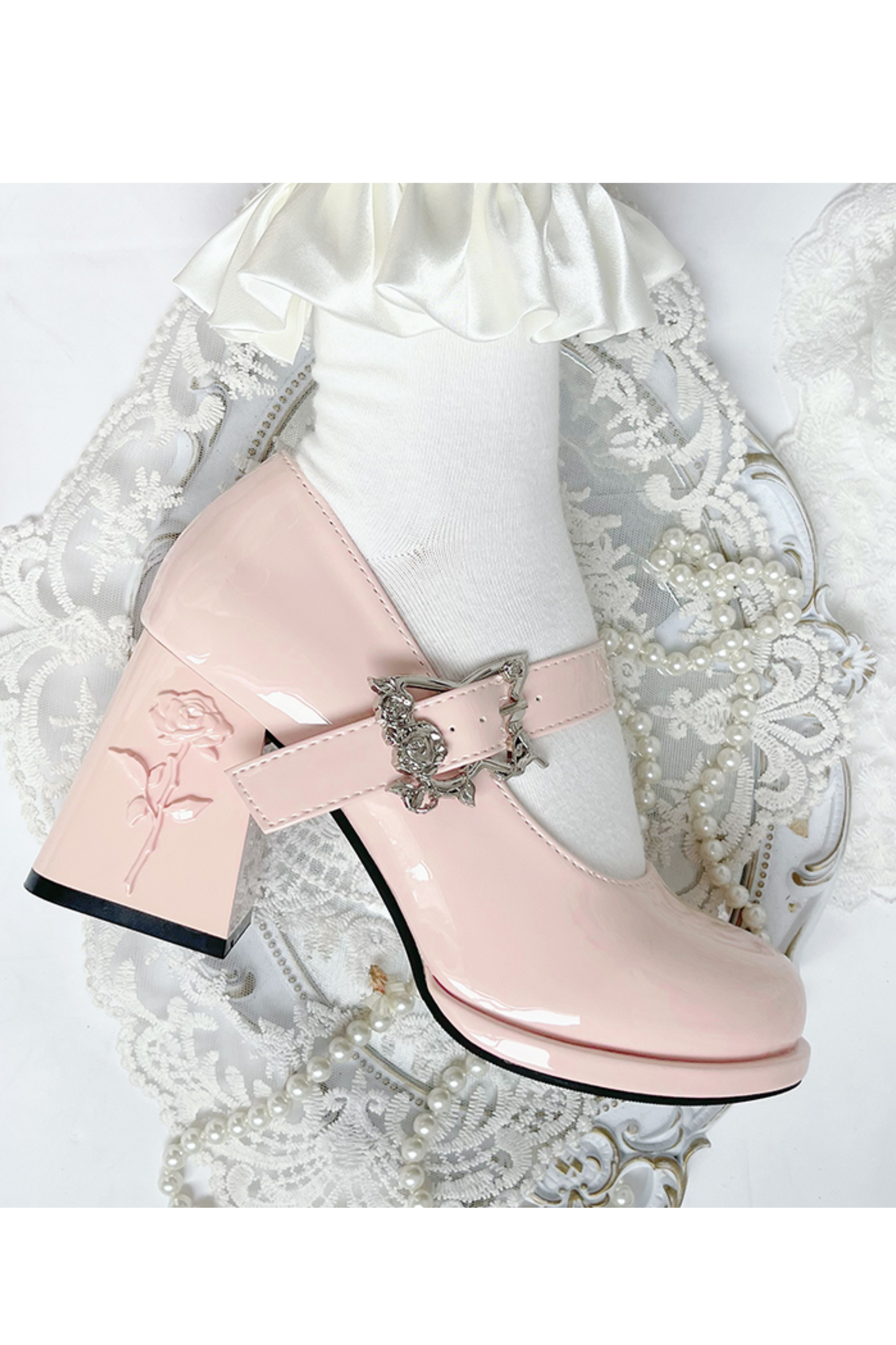 Floating Dreamland Platform Block Heels