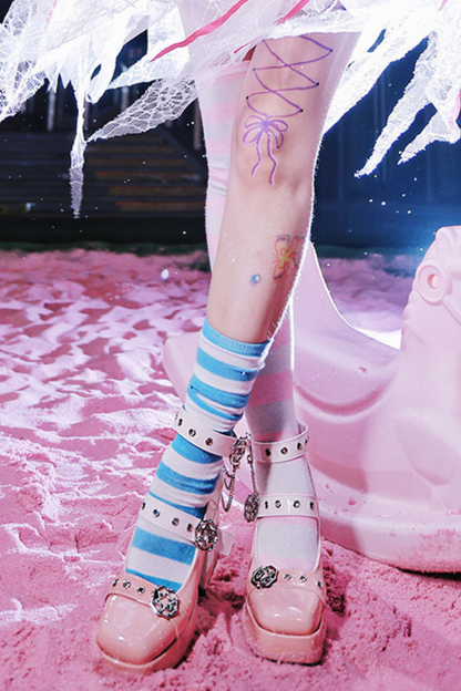 ヘキサグラムスターホットティーハイヒール