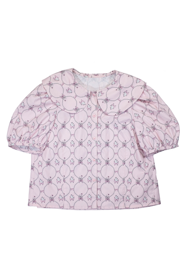 スイートアイランドバブルスリーブシャツ