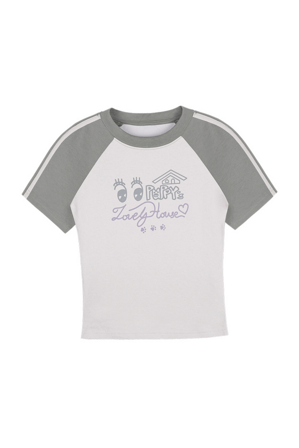 Two-Tone Versatile Puppy T-Shirt