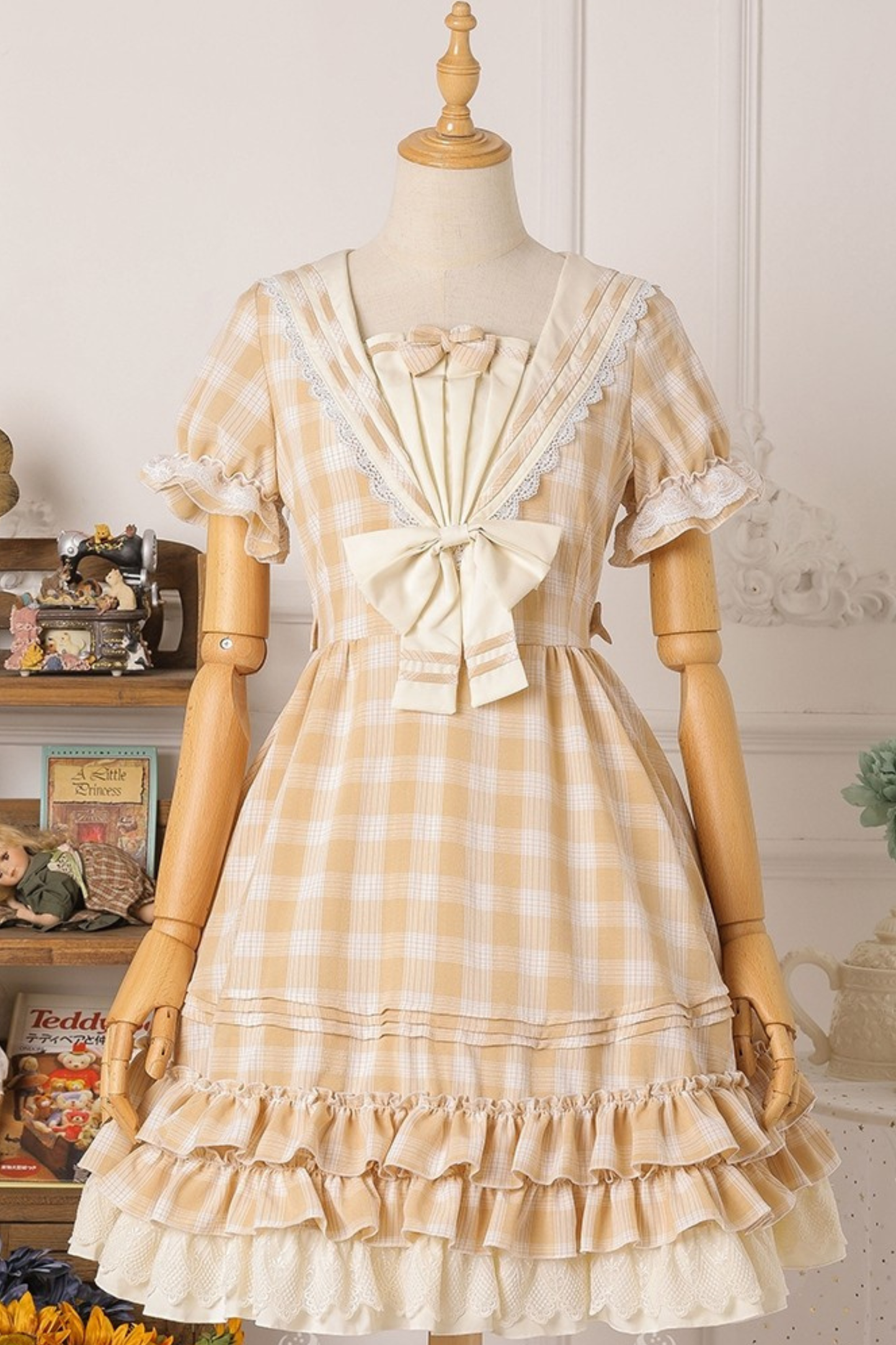 Sweet Witch Check Lolita Dress