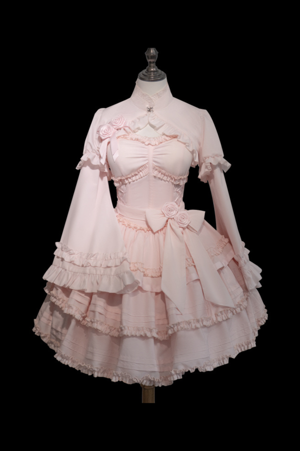 Sweet Fishbone Waist Lolita Dress