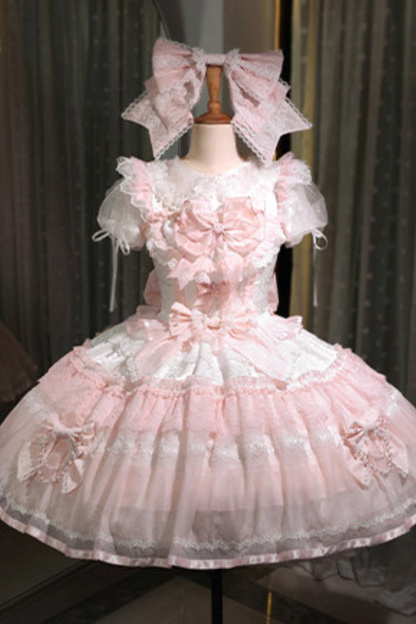 Sweet Princess Lolita Dress + Big Headband