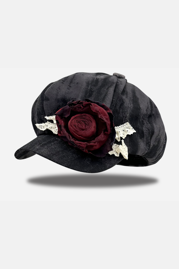 Wizard Rose Newsboy Cap