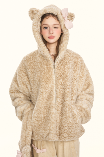 リトルミルクレオパードリボンフードコート