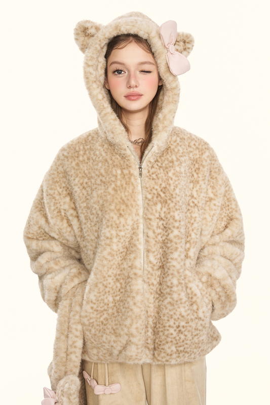 リトルミルクレオパードリボンフードコート