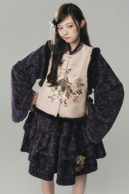 Dark Girl China Dress + Vest