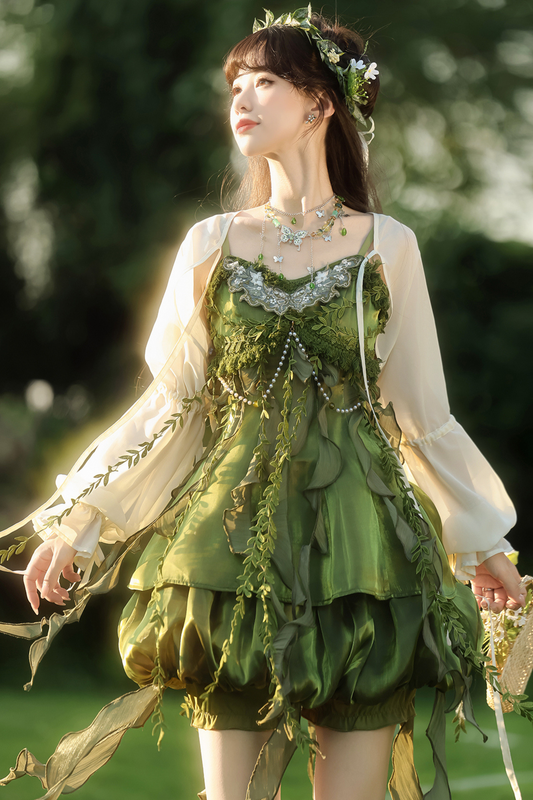 フォレストガールチャイナドレス+トップス+スカート