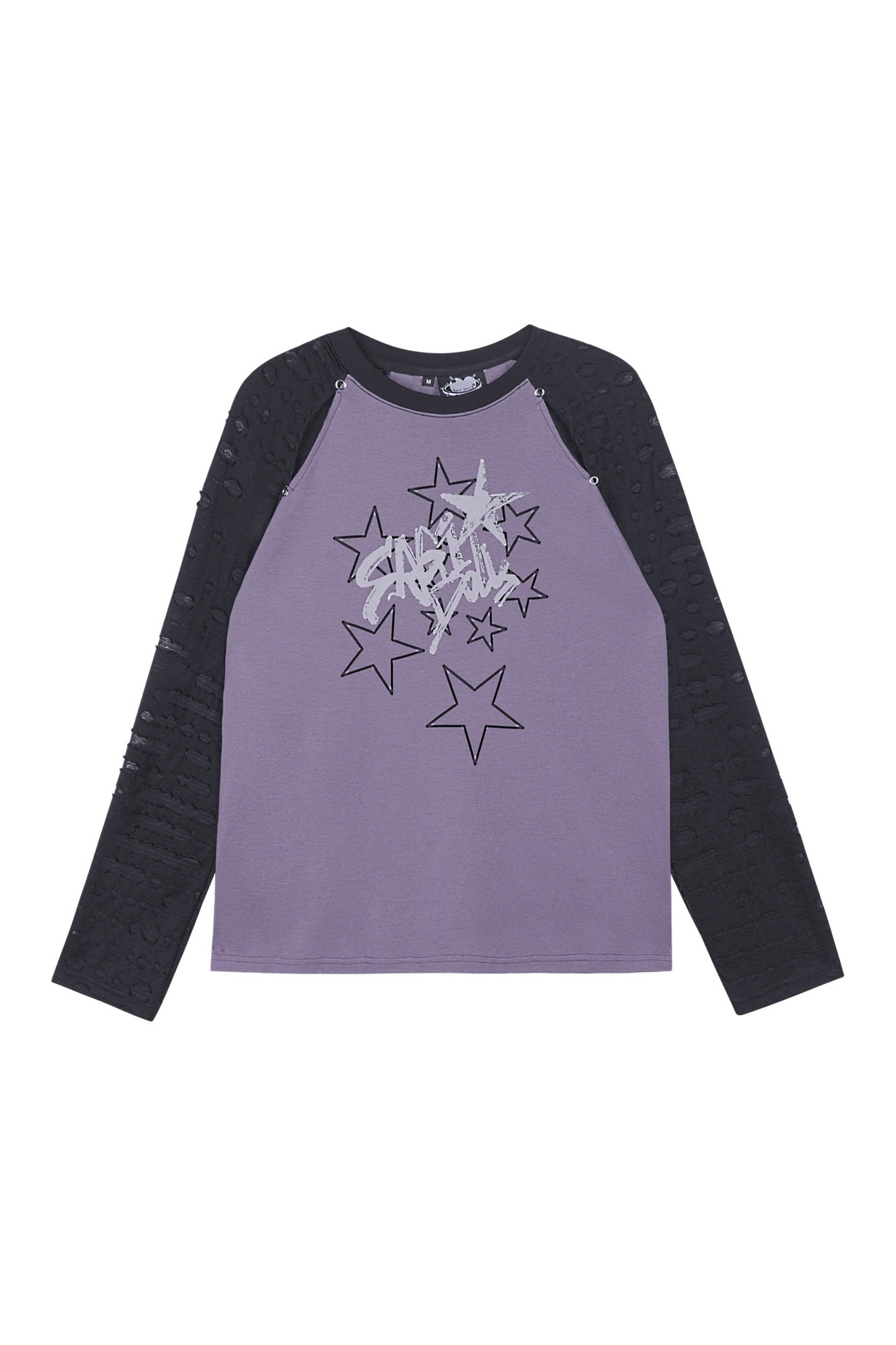 Night Star Raglan Sleeve Loose Top