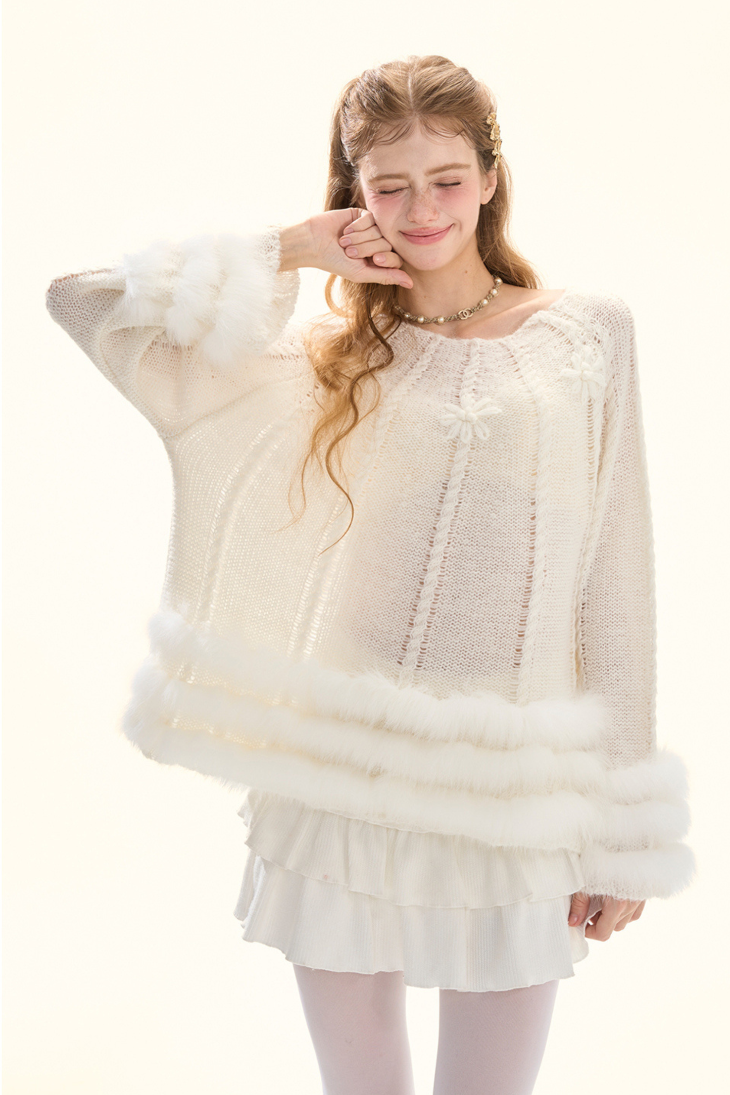 ムーンライトワルツピュアホワイトトップス