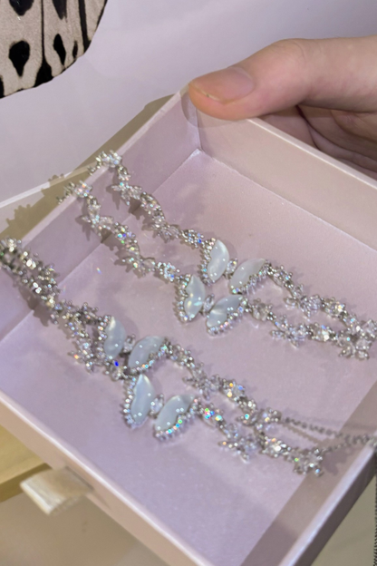 Moonlight Butterfly Short Necklace