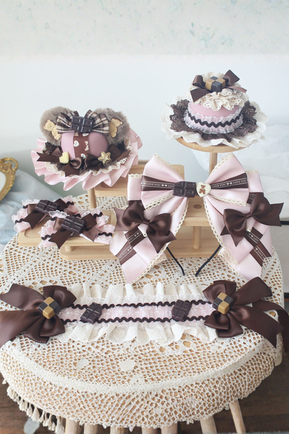 ストロベリーチョコレートロリータヘアアクセサリー