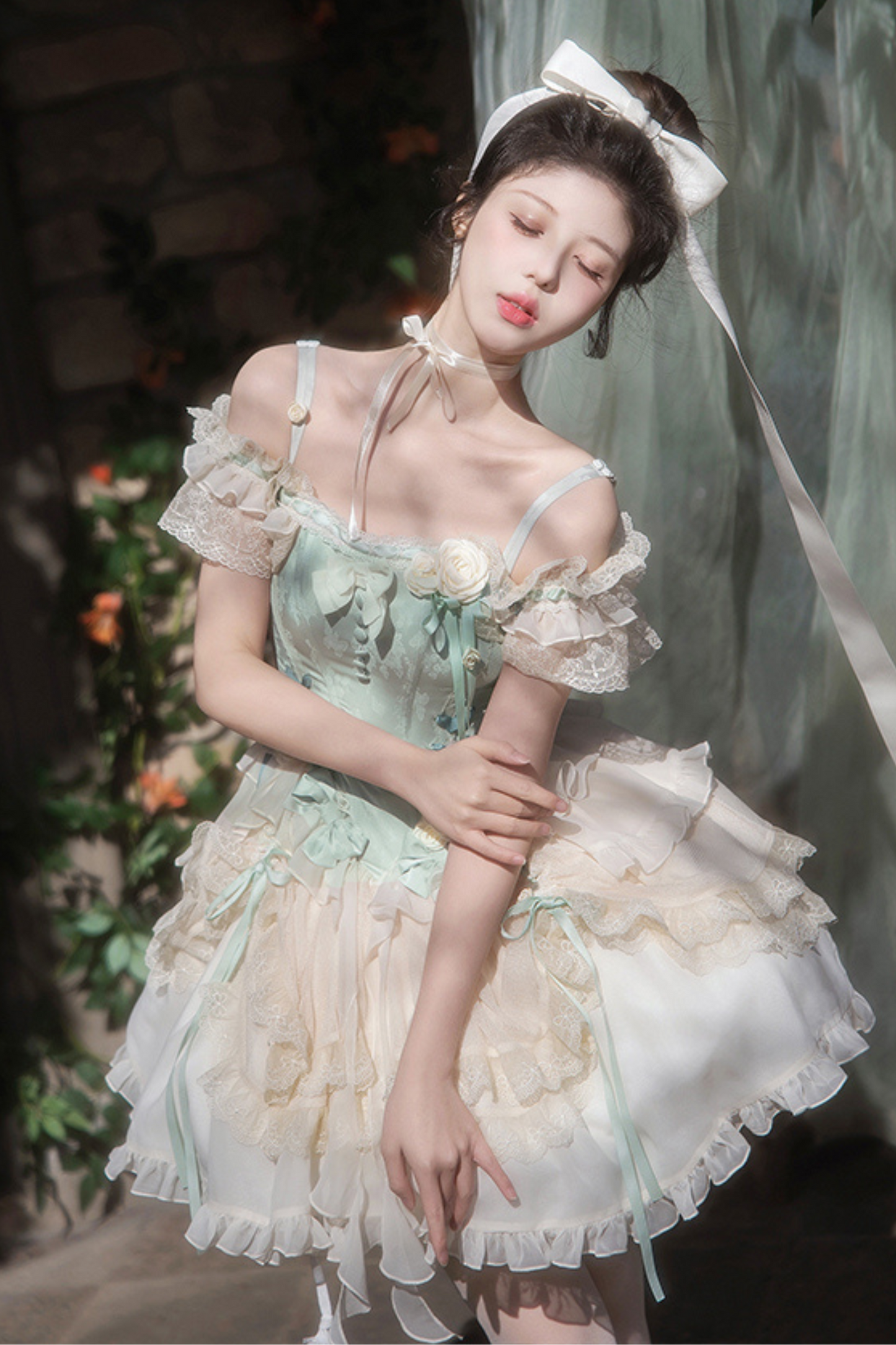 Light Green Fairy Ballet Style Lolita Dress