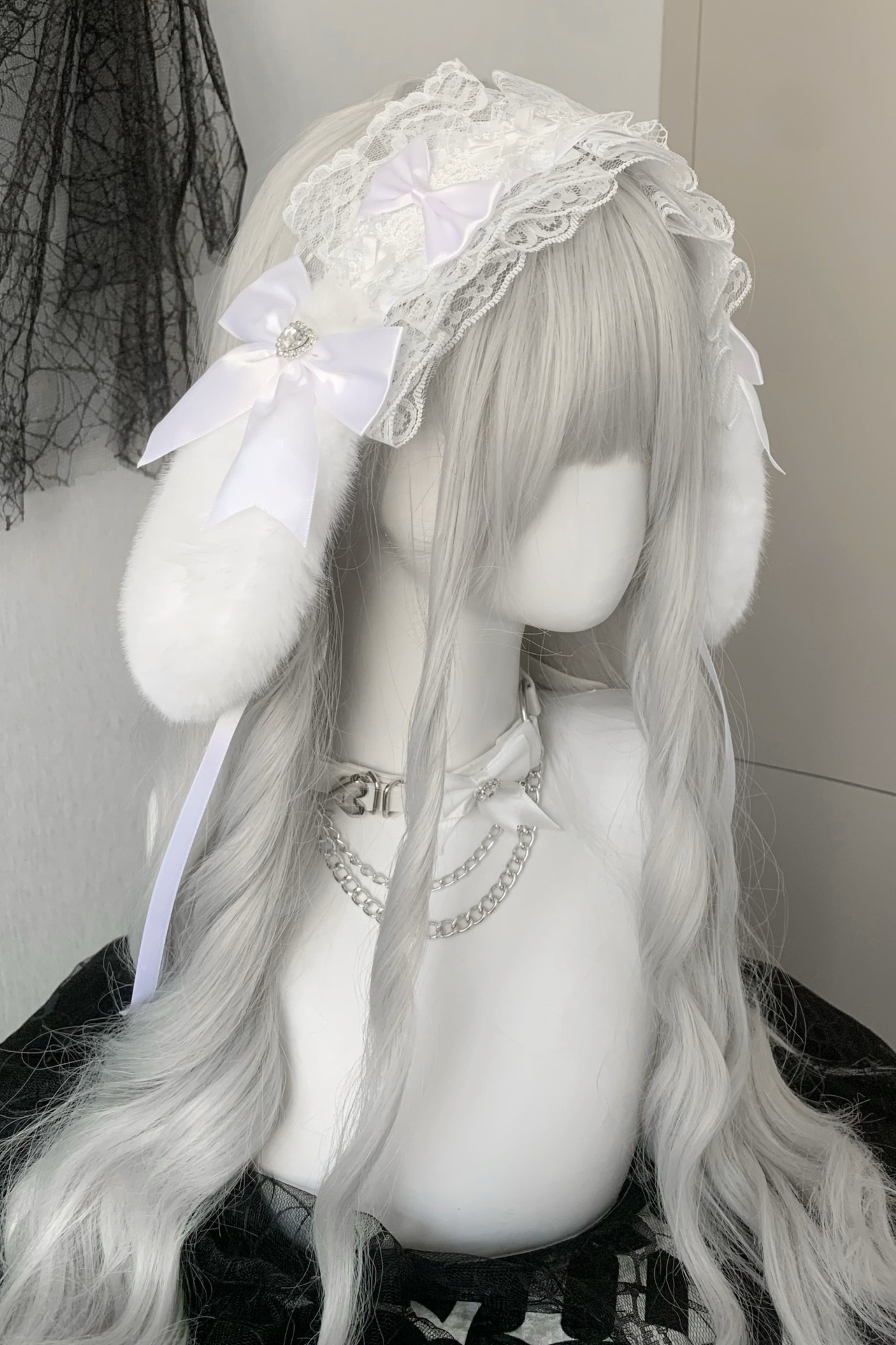 Bunny Ears Lace Headband