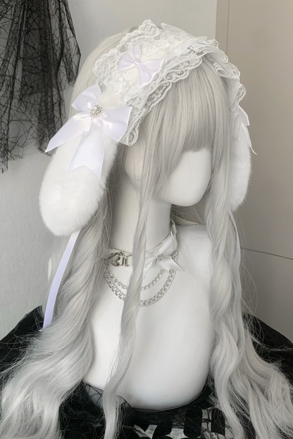 Bunny Ears Lace Headband