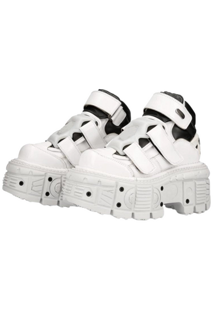 Y2K Mode High-Top-Plateau-Sneaker