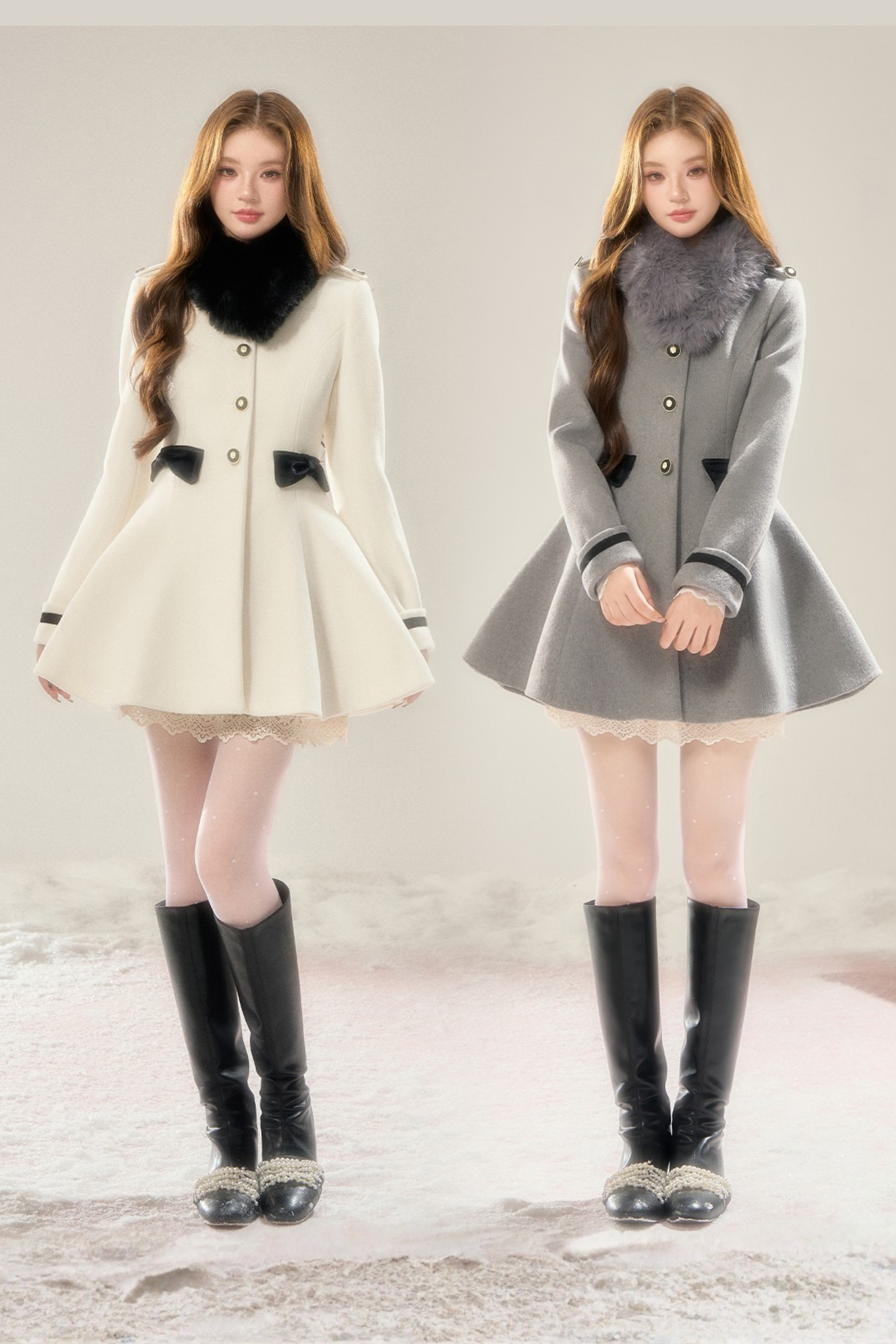 Old French Hepburn Wool Coat