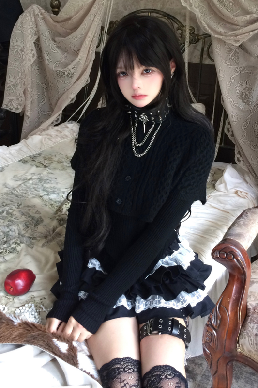 French dark top + cake skirt