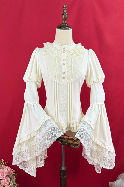 Stand collar princess sleeve Lolita blouse