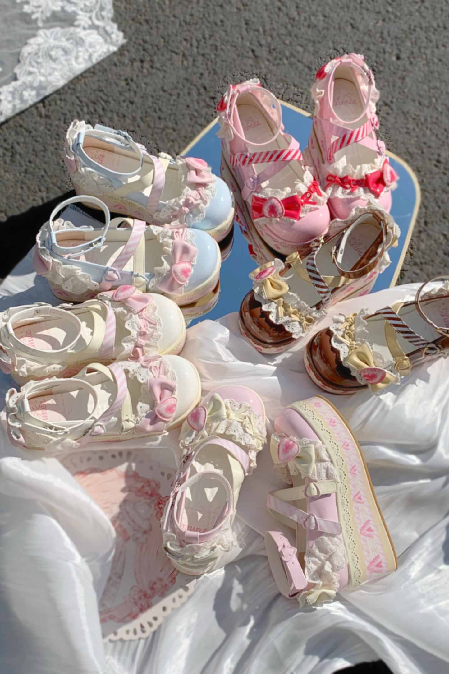 ストロベリーリミテッドロリータシューズ
